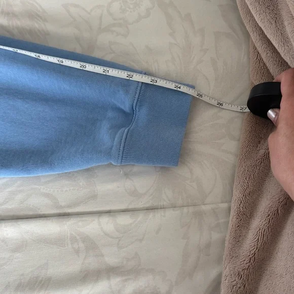 Designer! Hit deal!Blue sporty and rich hoodie size L - Picture 9 of 9